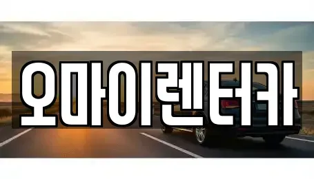 경기 안산시 단원구 초지동 렌트카 전문 오마이렌터카