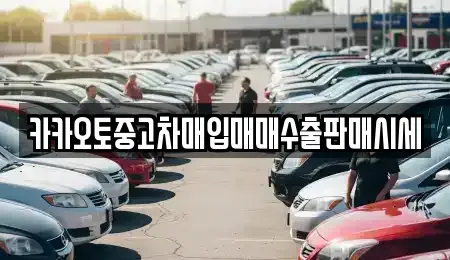경기 안산시 단원구 초지동 중고차매입 전문 카카오토중고차매입매매수출판매시세