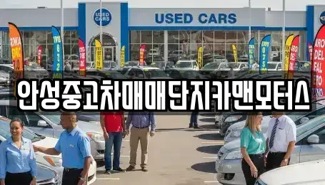 경기 안성시 발화동 중고차 전문 안성중고차매매단지카맨모터스