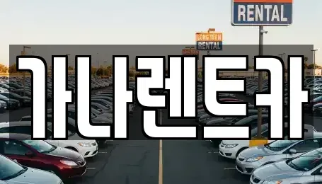 경기 안성시 봉남동 렌트카 전문 가나렌트카