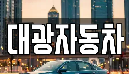 경기 오산시 금암동 중고차 전문 대광자동차