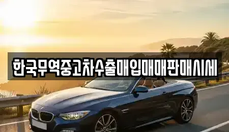 경기 오산시 금암동 중고차매입 전문 한국무역중고차수출매입매매판매시세