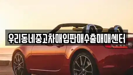 경기 오산시 부산동 중고차매입 전문 우리동네중고차매입판매수출매매센터