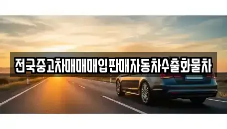 경기 오산시 부산동 중고차매입 전문 전국중고차매매매입판매자동차수출화물차