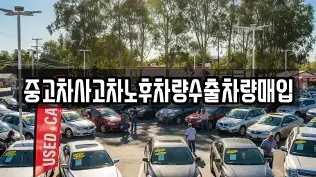 경기 오산시 부산동 중고차매입 전문 중고차사고차노후차량수출차량매입