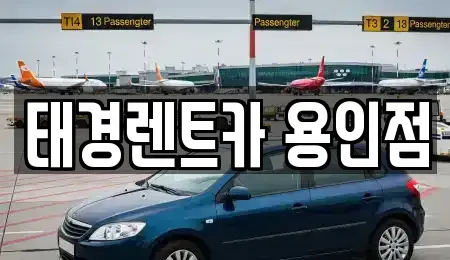 경기 용인시 수지구 풍덕천동 렌트카 전문 태경렌트카 용인점