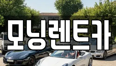 경기 용인시 처인구 백암면 렌트카 전문 모닝렌트카