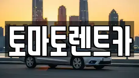 경기 의정부시 민락동 렌트카 전문 토마토렌트카