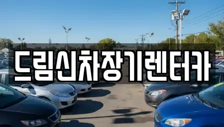 경기 의정부시 민락동 장기렌트카 전문 드림신차장기렌터카