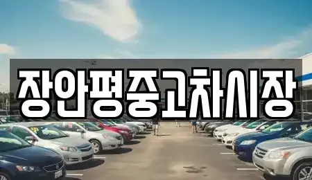 경기 의정부시 민락동 중고차 전문 장안평중고차시장