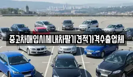 경기 의정부시 민락동 중고차매입 전문 중고차매입시세내차팔기견적가격수출업체