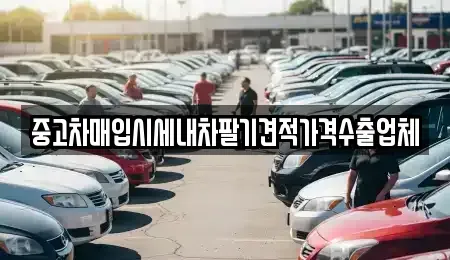 경기 이천시 장록동 중고차매입 전문 중고차매입시세내차팔기견적가격수출업체