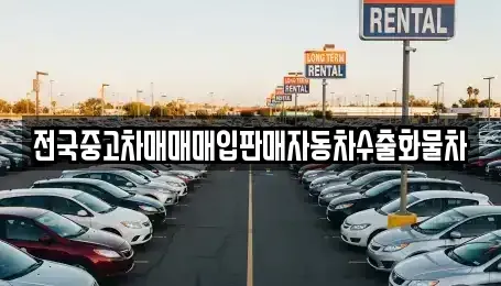 경기 파주시 탄현면 중고차 전문 전국중고차매매매입판매자동차수출화물차