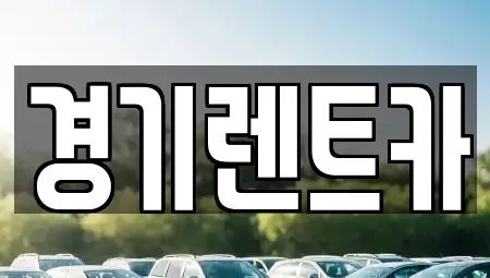 경기 평택시 오성면 렌트카 전문 경기렌트카