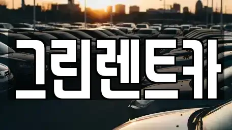 경기 화성시 매송면 렌트카 전문 그린렌트카