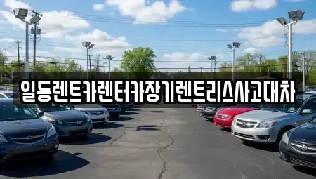 경기 화성시 매송면 장기렌트카 전문 일등렌트카렌터카장기렌트리스사고대차