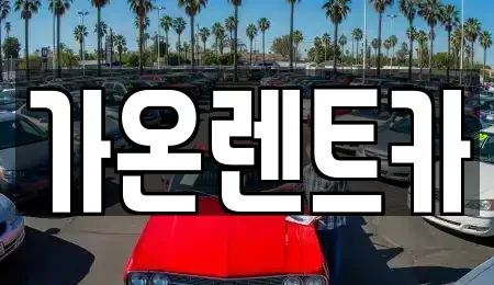 경기도 고양시 일산동구 마두동 장기렌트카 전문 가온렌트카