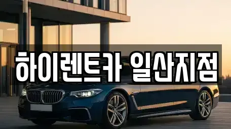 경기도 고양시 일산동구 문봉동 렌트카 전문 하이렌트카 일산지점
