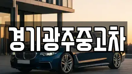 경기도 광주시 능평동 중고차매매 전문 경기광주중고차