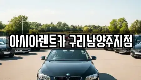 경기도 남양주시 수석동 장기렌트카 전문 아시아렌트카 구리남양주지점