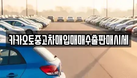 경기도 남양주시 일패동 중고차 전문 카카오토중고차매입매매수출판매시세
