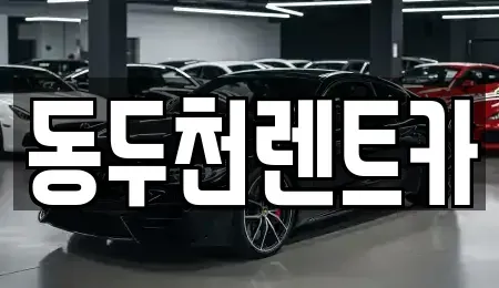 경기도 동두천시 렌트카 전문 동두천렌트카