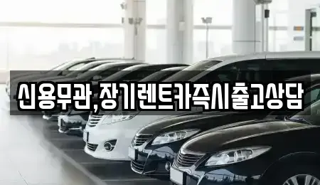 경기도 부천시 원미구 도당동 장기렌트카 전문 신용무관,장기렌트카즉시출고상담