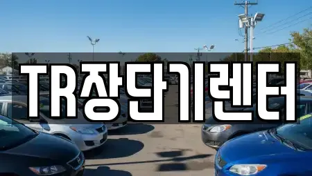 경기도 성남시 수정구 수진동 단기렌트카 전문 TR장단기렌터