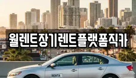 경기도 성남시 수정구 수진동 장기렌트카 전문 월렌트장기렌트플랫폼직카