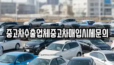 경기도 성남시 수정구 오야동 중고차 전문 중고차수출업체중고차매입시세문의