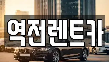 경기도 수원시 권선구 세류동 렌트카 전문 역전렌트카
