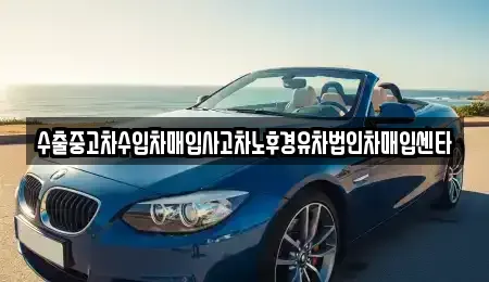 경기도 수원시 장안구 율전동 중고차 전문 수출중고차수입차매입사고차노후경유차법인차매입센타