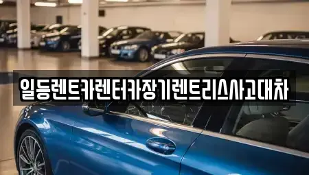 경기도 안산시 상록구 일동 장기렌트카 전문 일등렌트카렌터카장기렌트리스사고대차