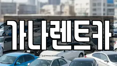 경기도 안성시 발화동 렌트카 전문 가나렌트카