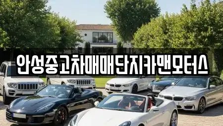경기도 안성시 발화동 중고차 전문 안성중고차매매단지카맨모터스