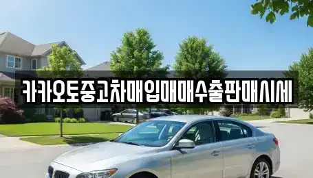 경기도 연천군 중고차매입 전문 카카오토중고차매입매매수출판매시세