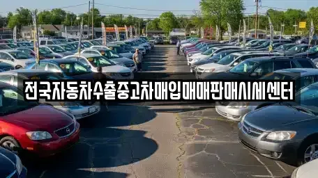 경기도 용인시 처인구 백암면 중고차 전문 전국자동차수출중고차매입매매판매시세센터