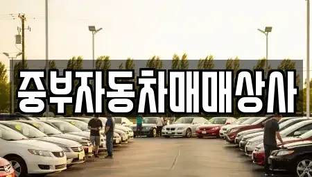 경기도 이천시 중리동 중고차 전문 중부자동차매매상사