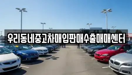 경기도 평택시 소사동 중고차 전문 우리동네중고차매입판매수출매매센터