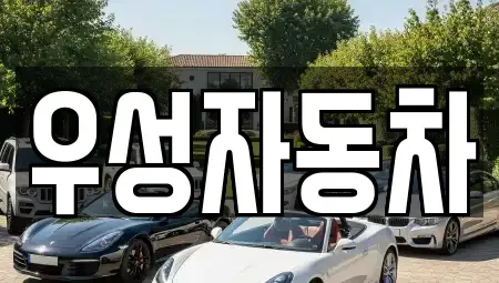 경기도 하남시 풍산동 중고차매매 전문 우성자동차