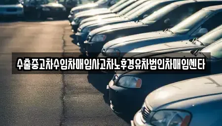 경남 거제시 일운면 중고차 전문 수출중고차수입차매입사고차노후경유차법인차매입센타