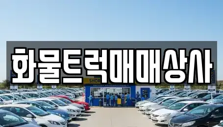 경남 김해시 어방동 중고차 전문 화물트럭매매상사