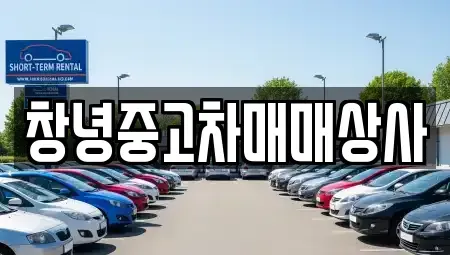 경남 창녕군 도천면 중고차 전문 창녕중고차매매상사