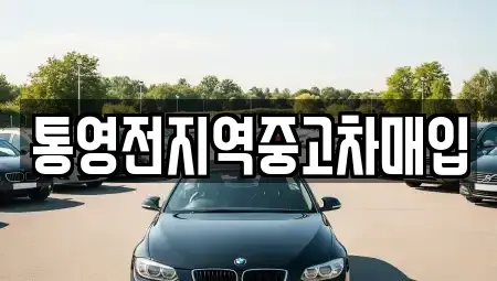 경남 통영시 태평동 중고차매입 전문 통영전지역중고차매입