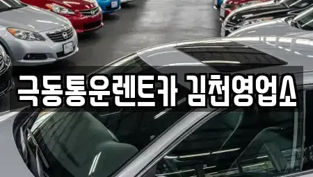 경북 김천시 남면 렌트카 전문 극동통운렌트카 김천영업소
