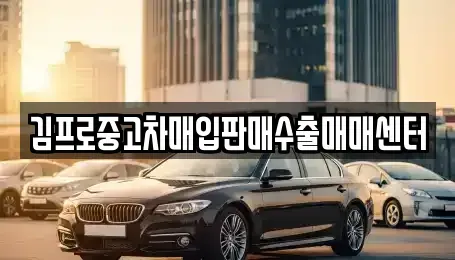 경북 김천시 평화동 중고차매입 전문 김프로중고차매입판매수출매매센터