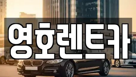 경북 문경시 흥덕동 렌트카 전문 영호렌트카