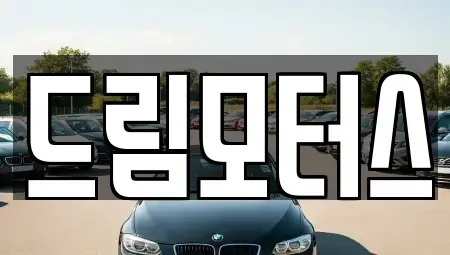 경북 문경시 흥덕동 중고차 전문 드림모터스