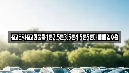 경북 봉화군 봉성면 중고차매매 전문 중고트럭중고화물차1톤2.5톤3.5톤4.5톤5톤매매매입수출