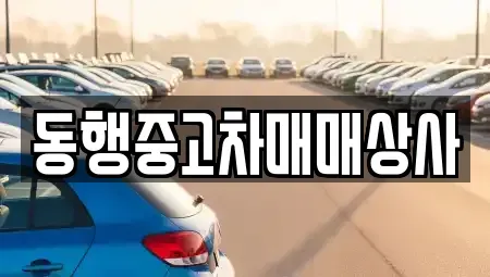 경북 안동시 운안동 중고차 전문 동행중고차매매상사